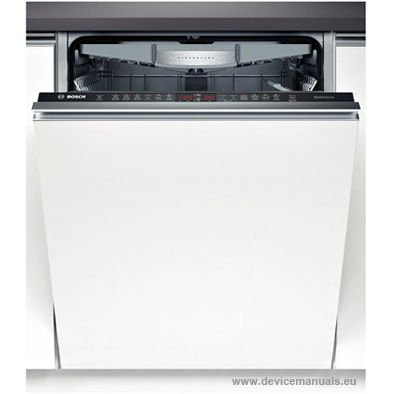 Bosch User Manual Dishwasher