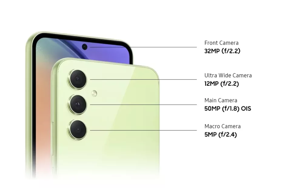 galaxy A54 cameras