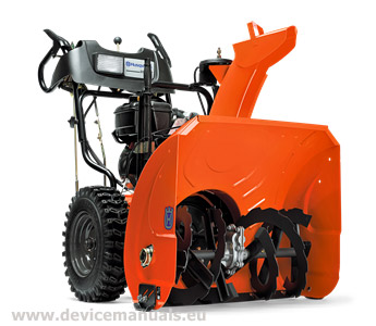 Snow thrower Husqvarna 5524ST, 8024STE, 9027STE, 1130STE snowblower user manual