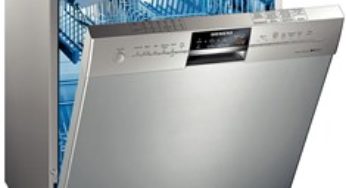Dishwasher Siemens SN26M831GB silver inox